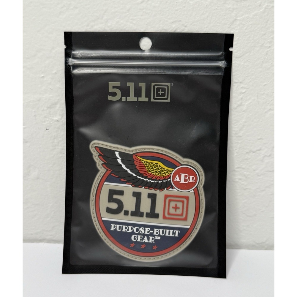 5.11 TACTICAL PURPOSE BUILT GEAR CREST PVC Tactical Morale Patch Hook Back New